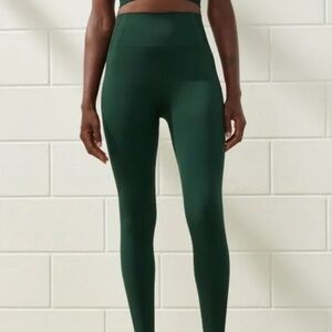 YBP Abercrombie and Fitch Seamless Core Leggings Size L Green